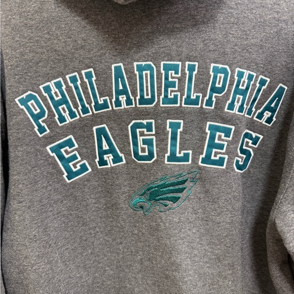 NWT Philadelphia Eagles Gray Hoodie, Size Medium - Picture 4 of 7